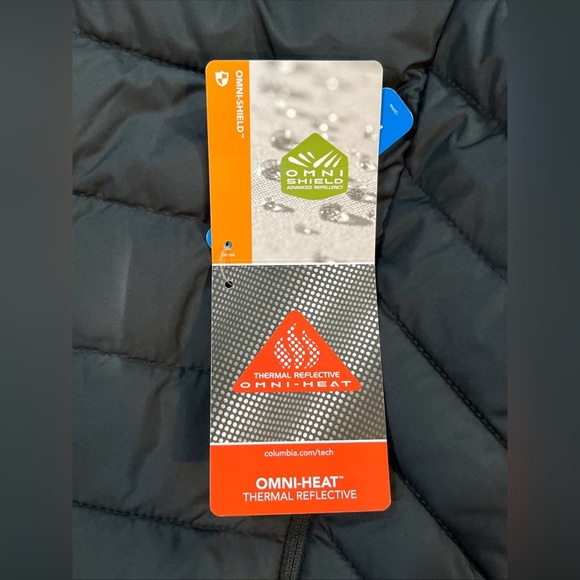 Womens Large Columbia Powder Lite II Vest Black Puffer Insulated Water Resistant - Picture 14 of 16